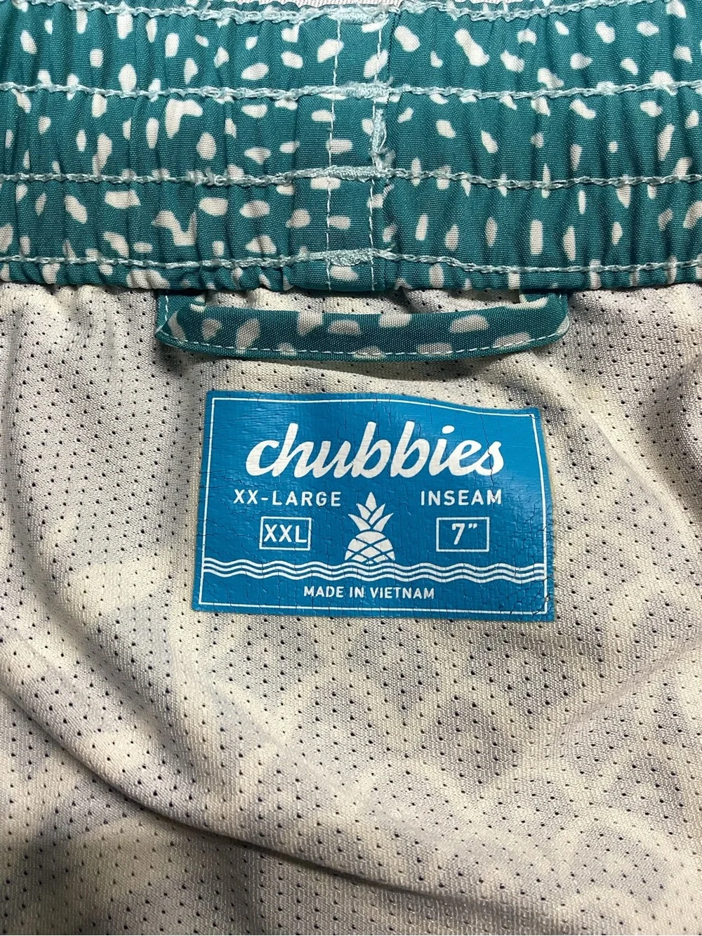 chubbies teal gradient